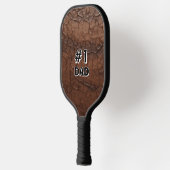 #1 Papa Leder-Look Pickleball Schläger (Links)