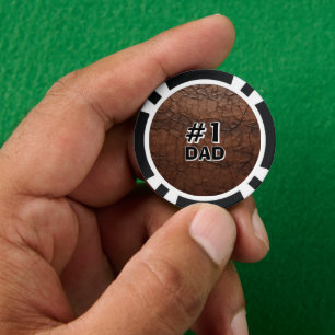 #1 Papa Leder-Look Pokerchips