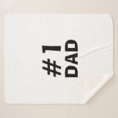 #1 Papa Leder-Look Sherpadecke (Vorderseite (Horizontal))