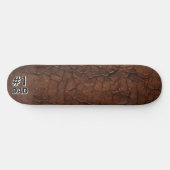 #1 Papa Leder-Look Skateboard (Horizontal)