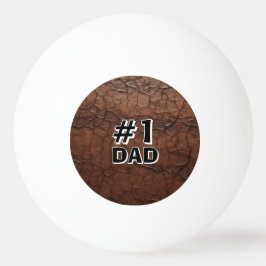 #1 Papa Leder-Look Tischtennisball