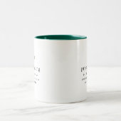 #1 Papa Personalisierter Procaffeinating Zweifarbige Tasse (Mittel)