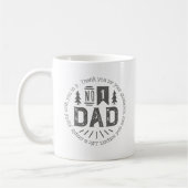 #1 Papa Vintage Vatertag Kaffeetasse (Links)