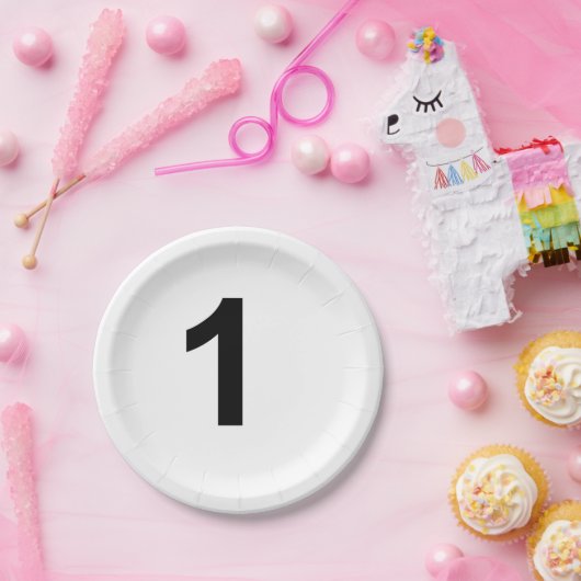 1 Papierplatte Pappteller (Party)