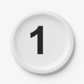 1 Papierplatte Pappteller (Vorderseite)