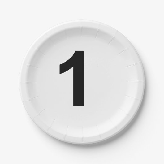 1 Papierplatte Pappteller (Vorderseite)