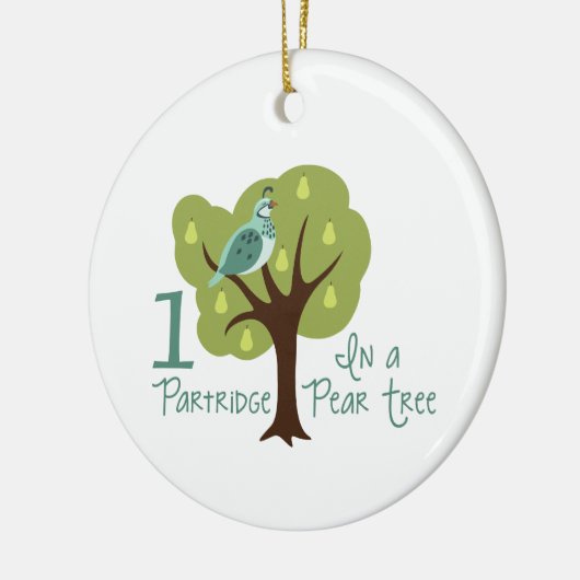 1 Partridge in Birnbaum Keramik Ornament (Links)