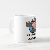 #1 Party Animal Gorilla Kaffeetasse (Vorderseite Links)