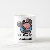 #1 Party Animal Gorilla Kaffeetasse (Mittel)