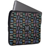 "# 1" Pattern angepasste Laptop-Laptop-Ärmel Laptopschutzhülle (Vorne Rechts)