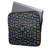 "# 1" Pattern angepasste Laptop-Laptop-Ärmel Laptopschutzhülle (Vorderseite Links)