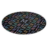 "# 1" Patterns benutzerdefiniertes Monogramm-Schne Schneidebrett (Ecke)