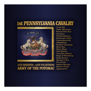 1. Pennsylvania-Kavallerie (BH) Poster