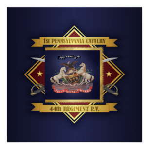 1. Pennsylvania-Kavallerie Poster