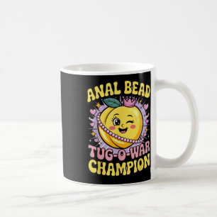 #1 Perlen Tauziehen Kriegs Champion Naughty Erwach Kaffeetasse