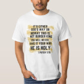 1 Peter 1:16 T-Shirt (Vorderseite)
