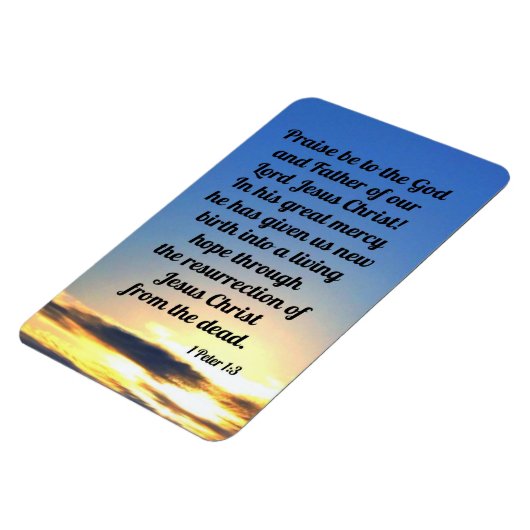 1 Peter 1:3 Magnet (Linke Seite)