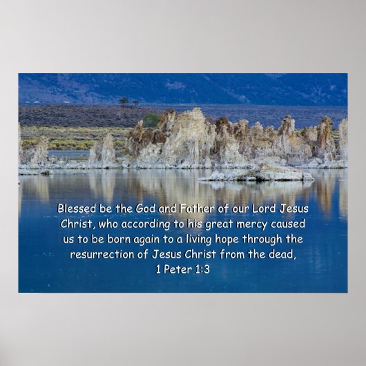 1 Peter 1:3 Poster (Vorne)