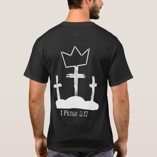 1 Peter 2:17 Gym Shirt (Rückseite)