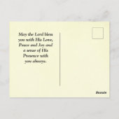 1 Peter 2:9 Du bist ein gewähltes Volk, Bibel Postkarte (Rückseite)