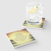 1 Peter 2:9 Du bist ein gewähltes Volk, Bibel Steinuntersetzer (Seitenansicht)