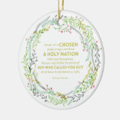 1 Peter-2:9 Keramikornament (Links)