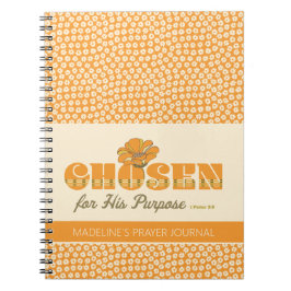 1 Peter 2:9 Retro-Prayer-Journal ausgewählt Notizblock