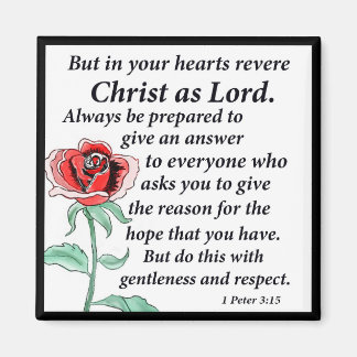 1 Peter 3:15 Magnet