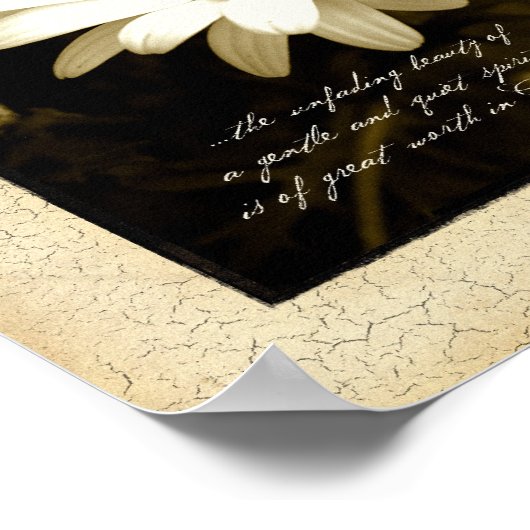 1 Peter 3:4 Poster (Ecke)