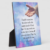 1 Peter 5:6-7 Fotoplatte (Seite)