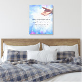 1 Peter 5:6-7 Leinwanddruck (Insitu (Schlafzimmer))