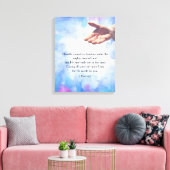 1 Peter 5:6-7 Leinwanddruck (Insitu (Wohnzimmer))