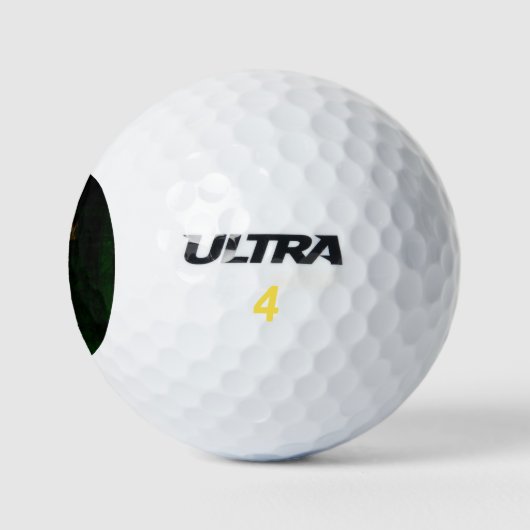 1 Peter 5:7 Bibelverse-Zitat Golfball (Logo)