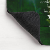 1 Peter 5:7 Bibelverse-Zitat Mousepad (Ecke)