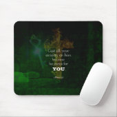 1 Peter 5:7 Bibelverse-Zitat Mousepad (Mit Mouse)