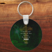 1 Peter 5:7 Bibelverse-Zitat Schlüsselanhänger (Vorderseite)