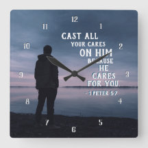 1 Peter 5:7 Gießt alle Eure Sorgen auf Ihm Bibelve