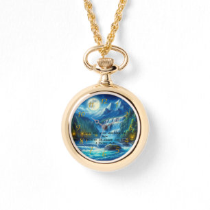 1 Peter 5:7 Gold Christliches Glaubensgebet Armbanduhr