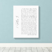 1 Peter 5 Bibel Verse Scripting Wall Art Leinwanddruck (Insitu (Holzboden))