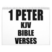 1 Peter KJV Bible Verses Quotes Kalender (Titelbild)