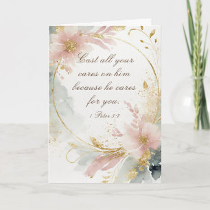 1 Petr 5:7 Schlagen alle eure Karten auf seinem Bi