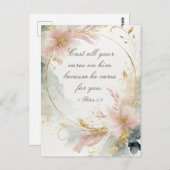 1 Petr 5:7 Schlagen alle eure Karten auf seinem Bi (Vorne/Hinten)