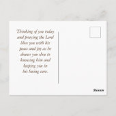 1 Petr 5:7 Schlagen alle eure Karten auf seinem Bi (Rückseite)