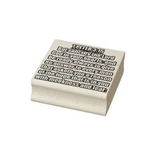 1 Petrus 3:15 KJV Bibelvers Gummistempel