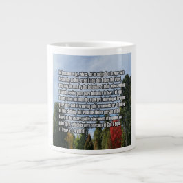 1 Petrus 3:1-4 WEBU Mug Jumbo-Tasse