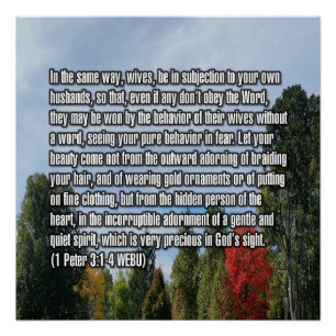 1 Petrus 3:1-4 WEBU Poster