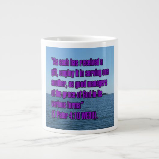 1 Petrus 4:10 WEBU Tasse (Vorderseite)