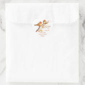 1 Petrus 4:8 Liebe einander Hochgeborene Herz-Aufkleber (Tasche)