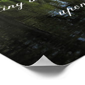 1 Petrus 5:7 Gießen Sie alle Ihre Sorgen auf Ihn.. Poster (Ecke)