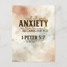 1 Petrus 5:7 Zieh deine Angst vor Ihm Bibelverse